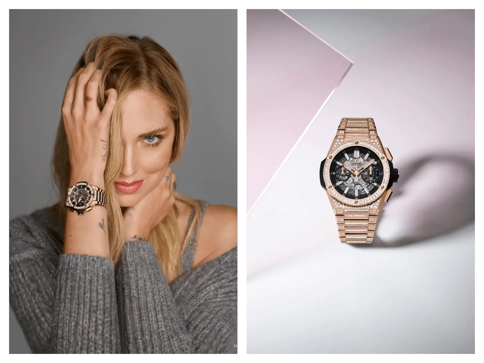 時尚網紅也愛！宇舶錶新任品牌大使Chiara Ferragni，配戴 BIG BANG UNICO INTEGRAL