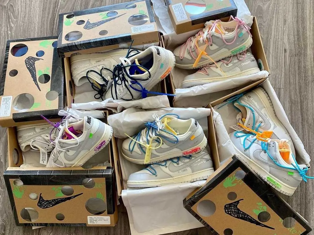 Off-White x Nike Dunk Low 鞋頭穿搭提案整理！就連男神朴敘俊也親自上腳！