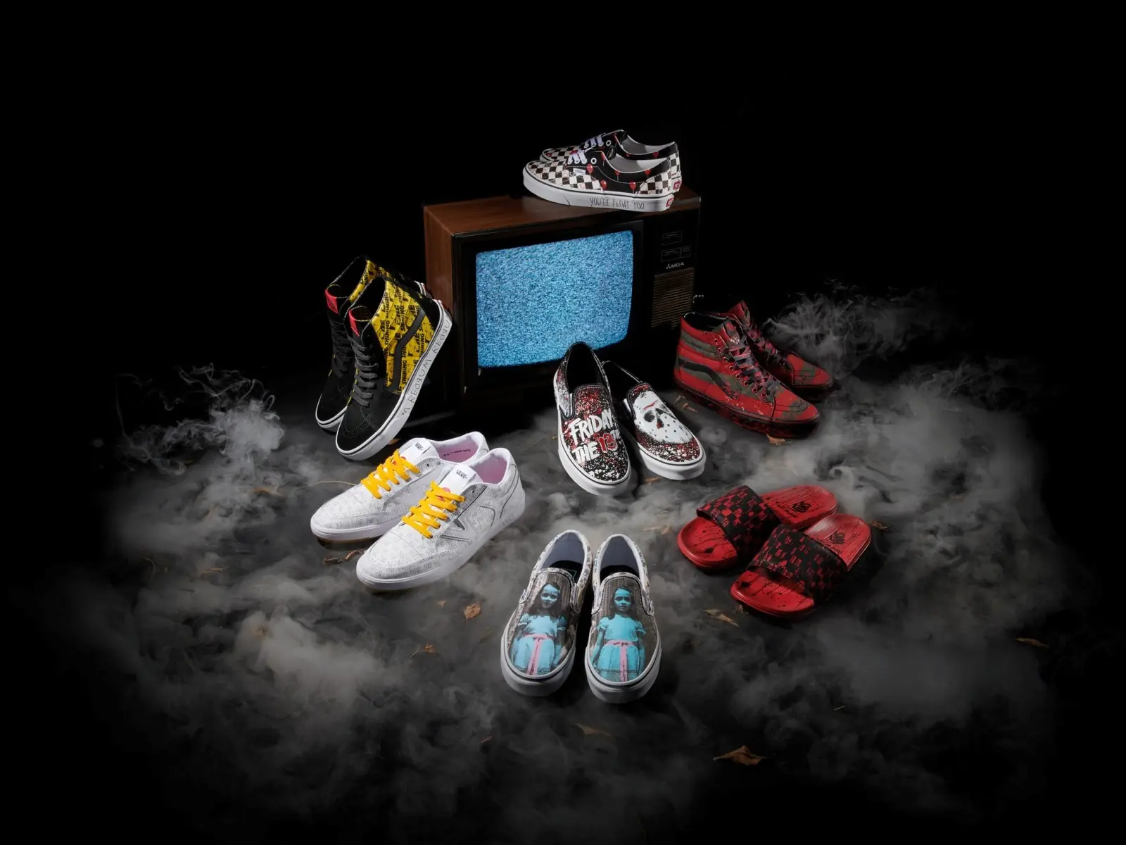 Vans攜手華納兄弟推出Vans x Horror系列，重現電影經典場景，應景搭上萬聖節！