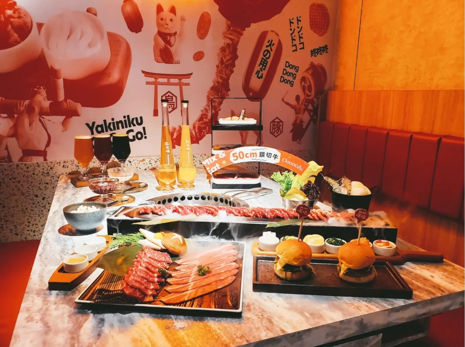 2021 王品全新燒肉品牌「Oh my! 原燒」，日本 A5 和牛、50 公分鑽切牛套餐 CP 超高！