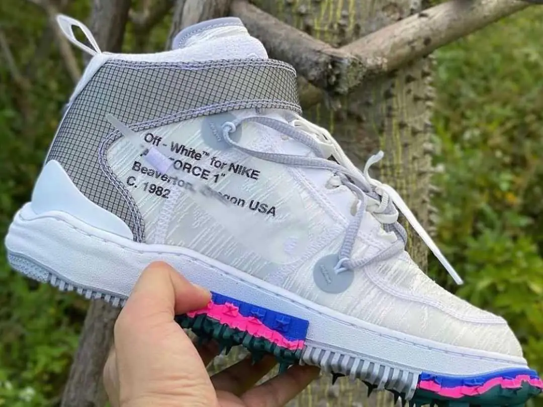 Off-White 最新 Nike Air Force 1 Mid 聯名鞋貌高清釋出，「超解構」外型你給過嗎？