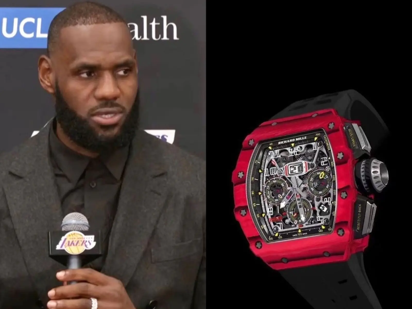 NBA 湖人隊 Lebron James 戴上 Richard Mille 千萬名錶，立刻迎來好兆頭止敗！