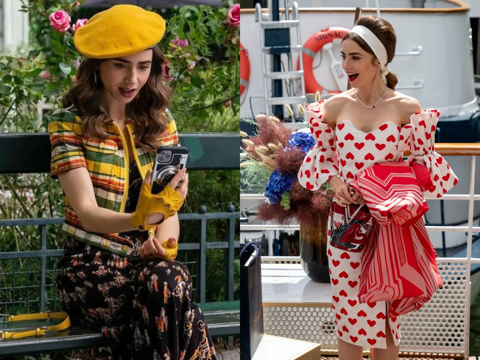 《艾蜜莉在巴黎》莉莉柯林斯 8 大「造型亮點」：H&M、Zara 等平價好貨都能搭！