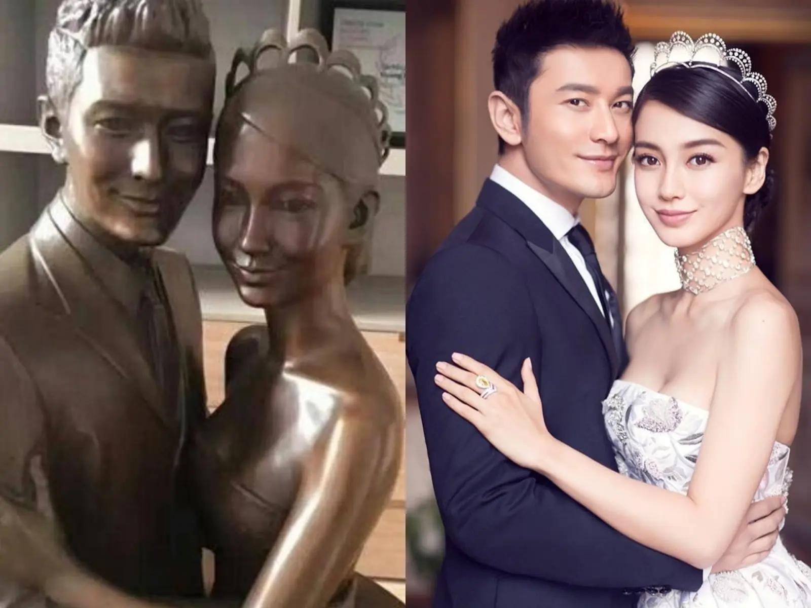 黃曉明曾愛到為 Angelababy 「立銅像」，網笑︰現在要搬到戶政事務所門口警惕大眾了！