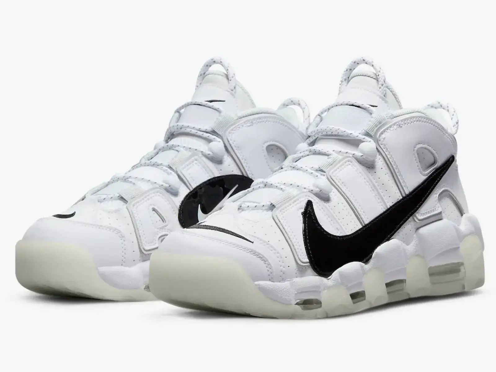 Nike Air More Uptempo 再推新色「Copy Paste」！百搭黑白加超大勾勾，吸睛度破表！