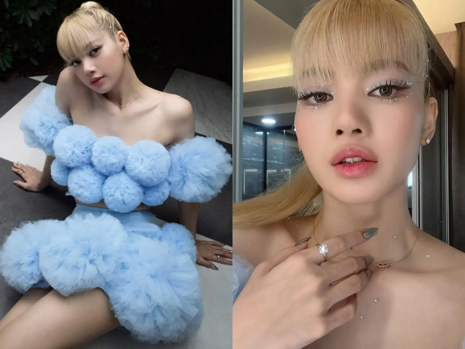 Blackpink Lisa 不只生日穿搭總價破百萬，手上曬的那顆「BVLGARI 巨鑽」更是閃瞎眾人！