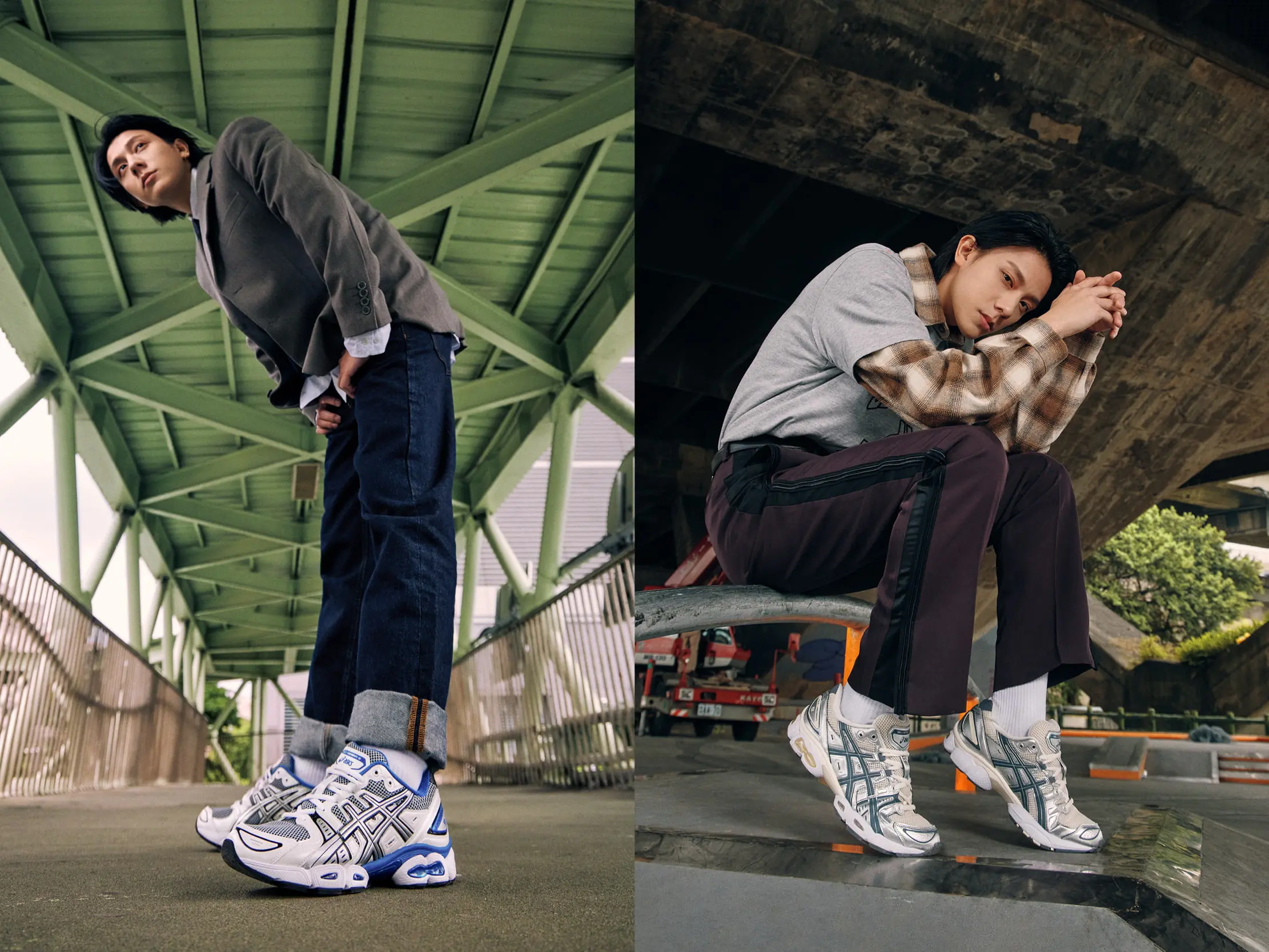 城市男孩潮流 x 復古混搭品味示範！風格玩味腳下必踩一雙 ASICS GEL-NIMBUS 9！