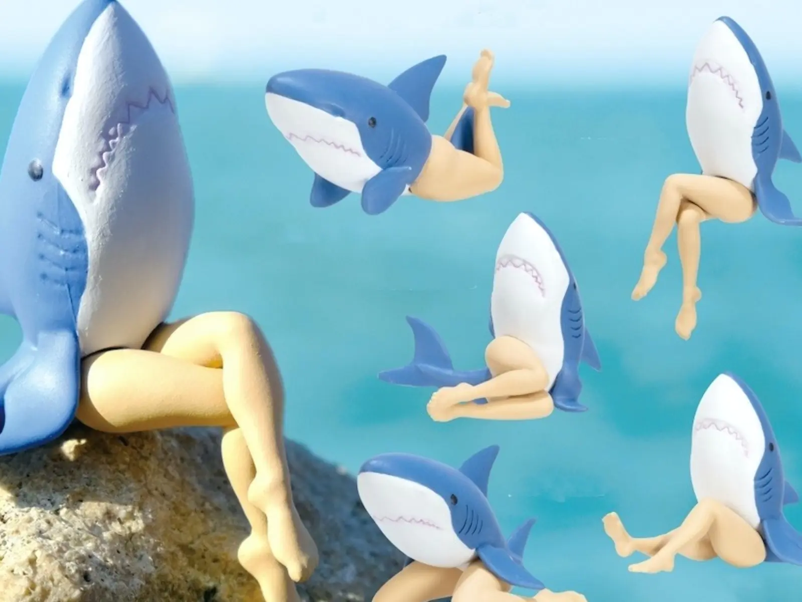 日本「美腿鯊魚」扭蛋，完美曲線 IKEA 鯊鯊都被比下去！