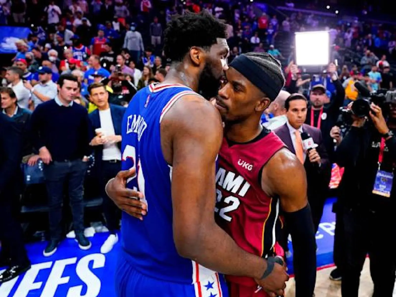 熱火擊敗 76 人，Jimmy Butler：「我依然想跟大帝同隊」Embiid 回：「希望吉巴是我的隊友！」