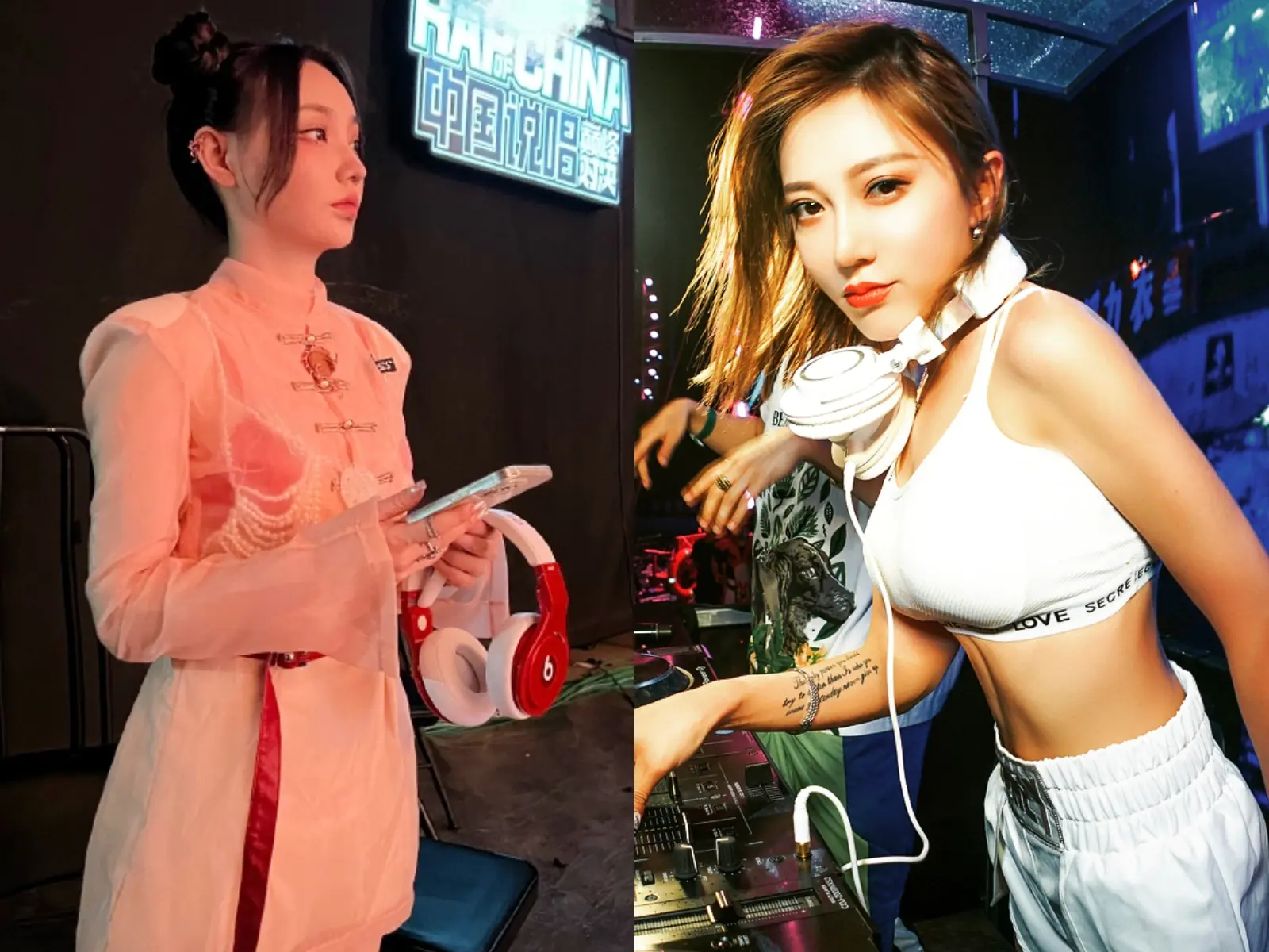 《中國說唱巔峰對決》2 位御用女 DJ 我們搶先幫你神到了！不只顏值超高，「私服穿搭」更是辣眼～