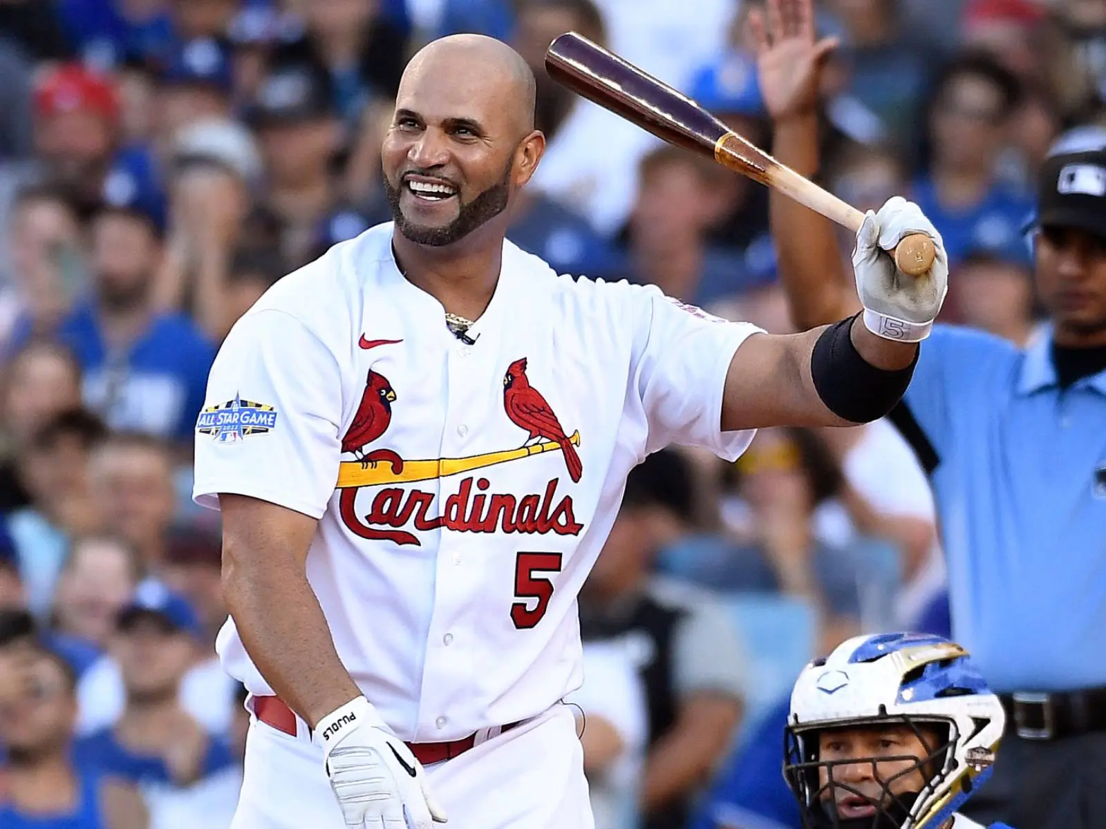 MLB／42歲「普神」Albert Pujols 最後一場全壘打大賽，全部球員出動鼓掌致敬偉大球星！
