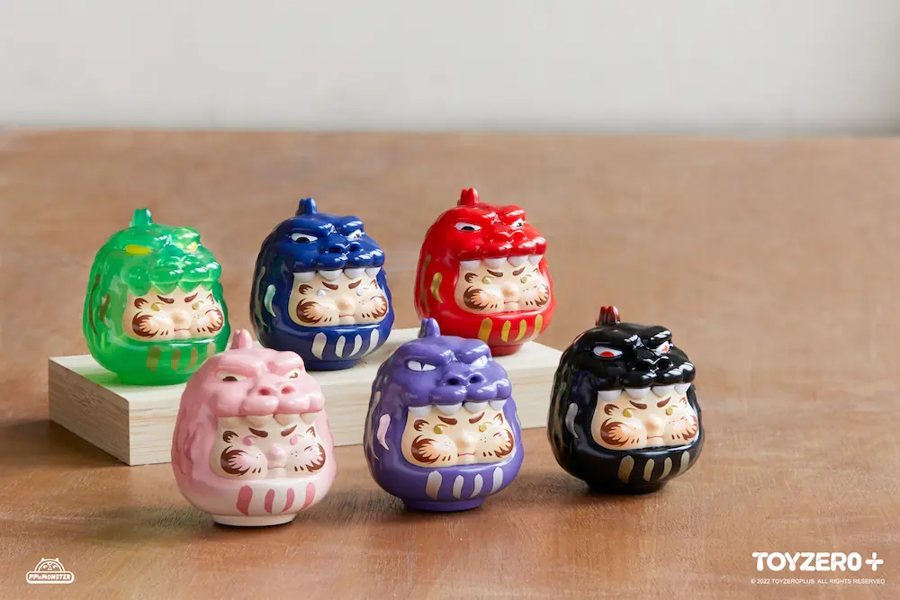 香港潮玩品牌推出「PP X MONSTER 幸運達摩盲盒」！TOYZEROPLUS 攜手 PP BABY 幫你開運