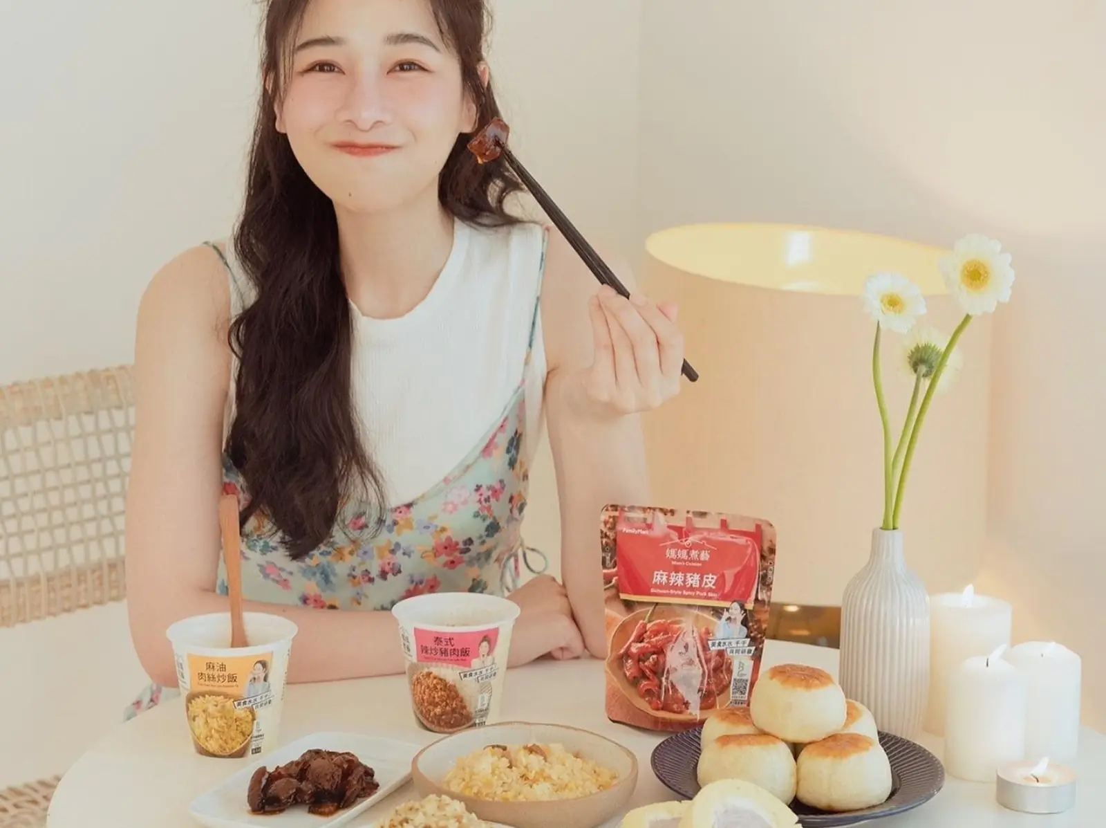 全家 × 百萬 YouTuber 千千聯名 5 款超商美食推薦，泰式、台式小吃讓你吃到停不下來！