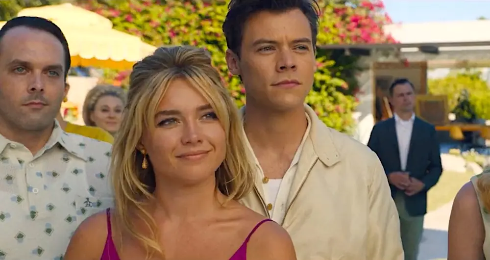 「黑寡婦」Florence Pugh 不滿《別擔心親愛的》導演 Olivia Wilde、Harry Styles 在片場公開偷吃！