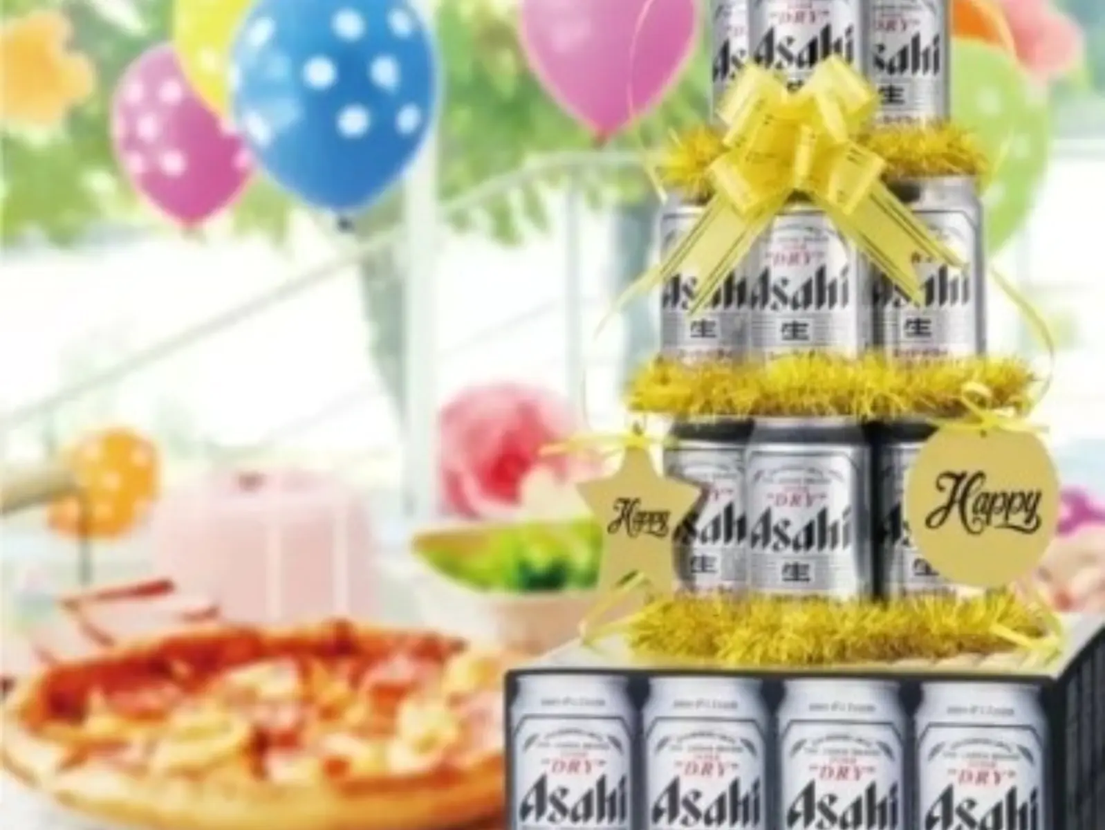 日本 Asahi 推 14 入「啤酒贈禮組」，排列後卻意外激似「罐頭塔」引熱議！