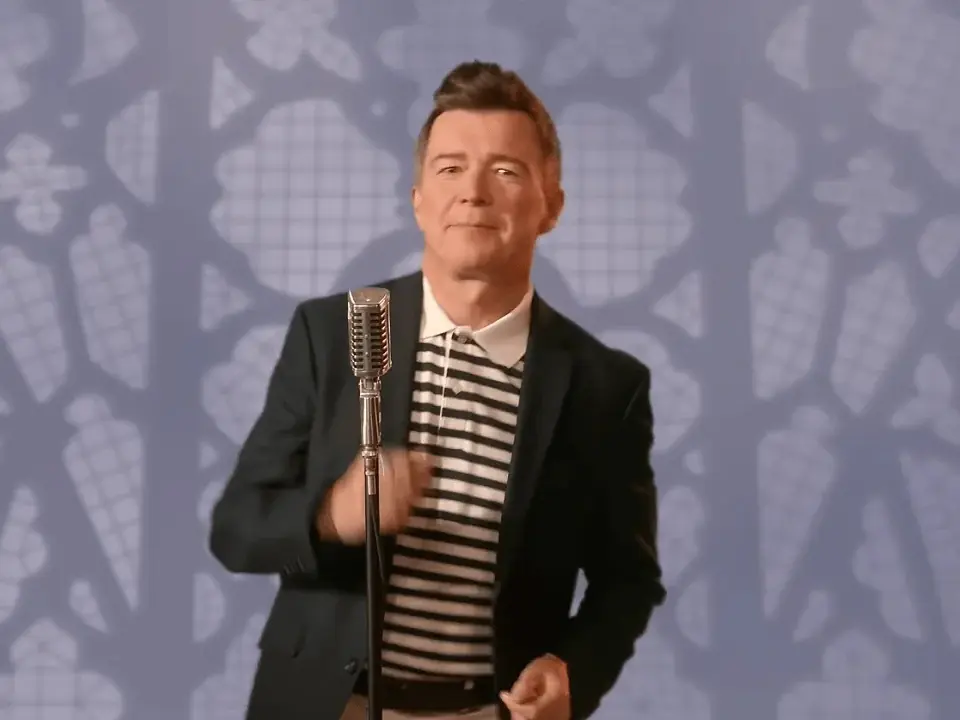 Rick Astley 重現經典迷因「瑞克搖」，高畫質《Never Gonna Give You Up》MV 有夠洗腦！