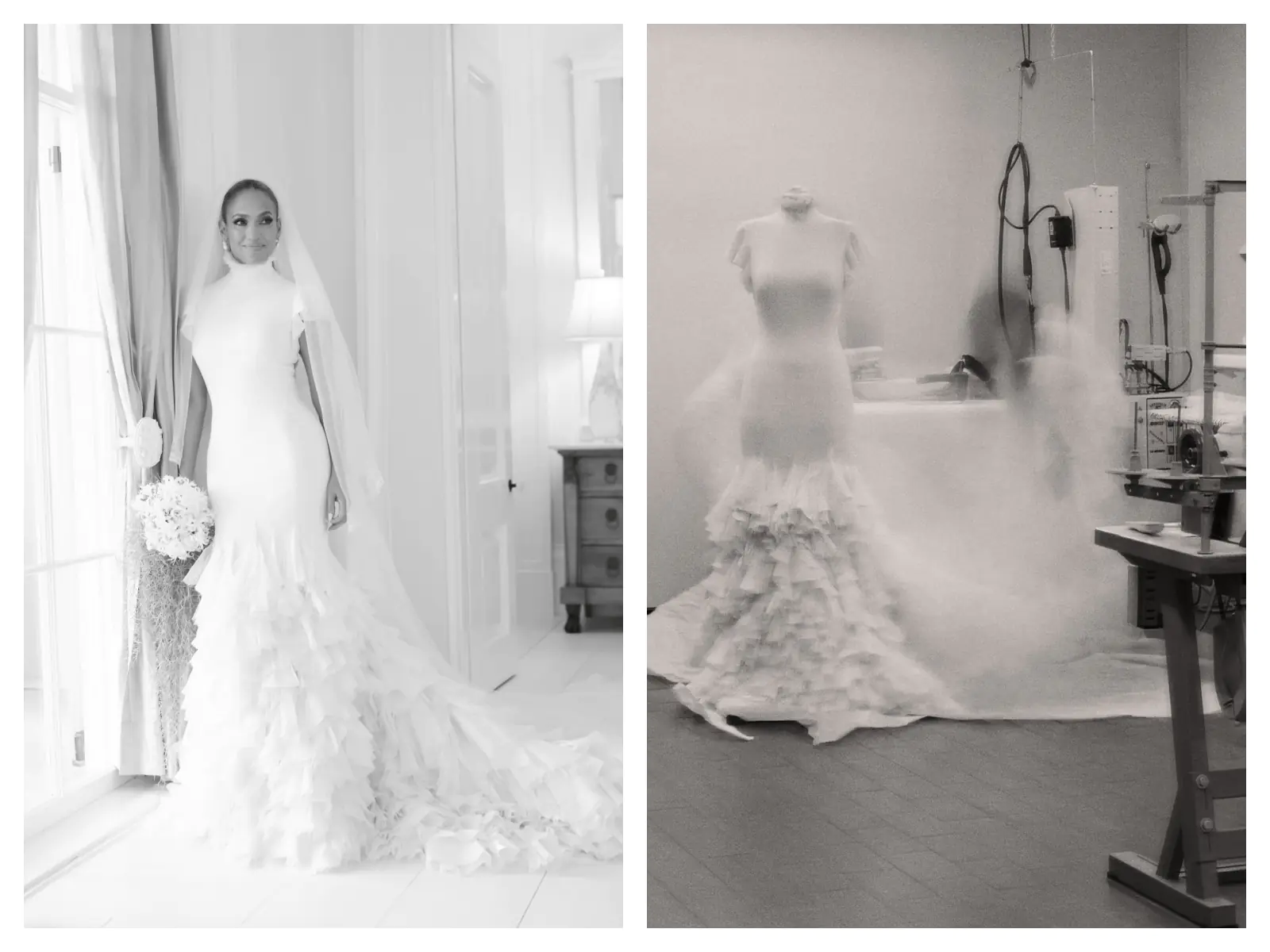 太美！Jennifer Lopez 與 Ben Affleck 婚禮穿著Ralph Lauren訂製禮服