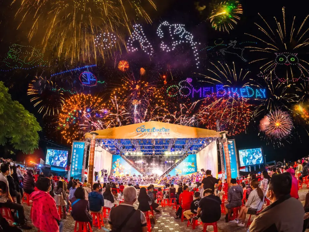 2022 日月潭花火音樂嘉年華 10/7 登場！480 秒超長煙火秀，加碼超帥無人機表演！