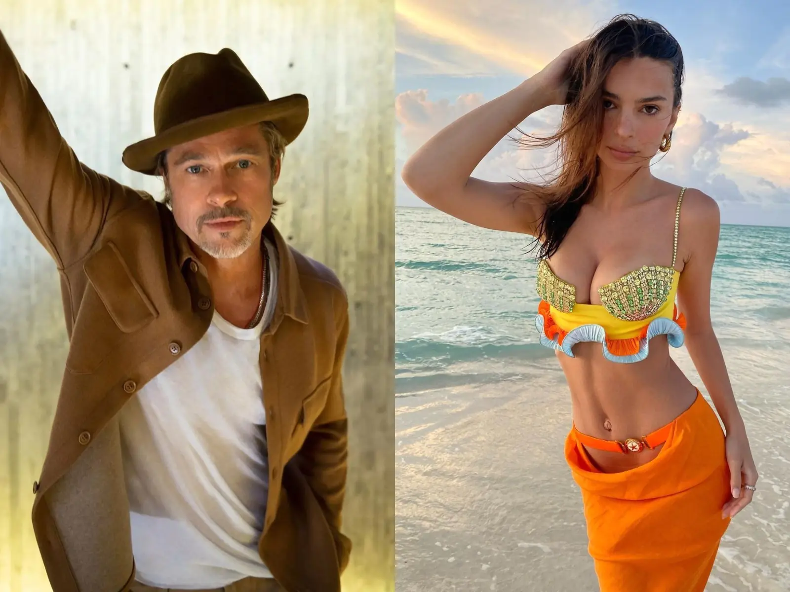 布萊德彼特 Brad Pitt 還在觀望中！《控制》小三 Emily Ratajkowski 只是備胎？