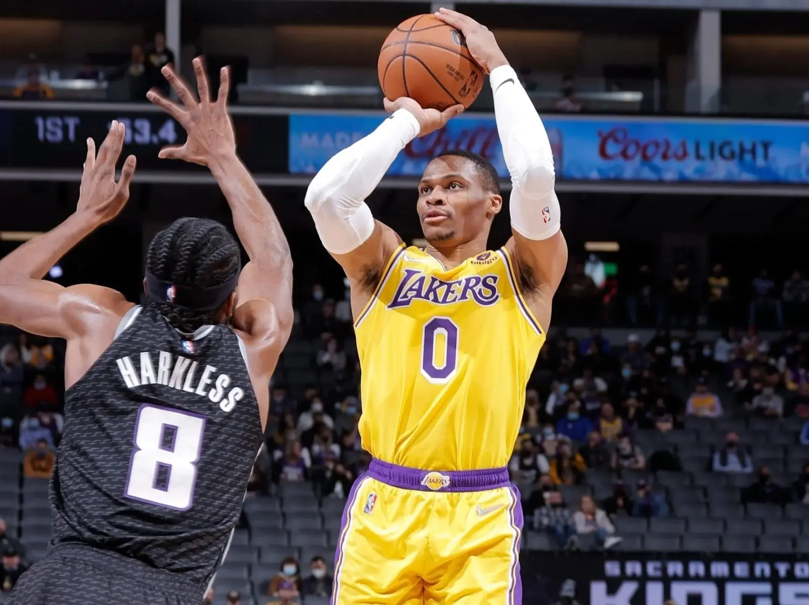 NBA／湖人「三巨頭」進行三分球大賽，最先被淘汰的人竟然不是 Russell Westbrook！