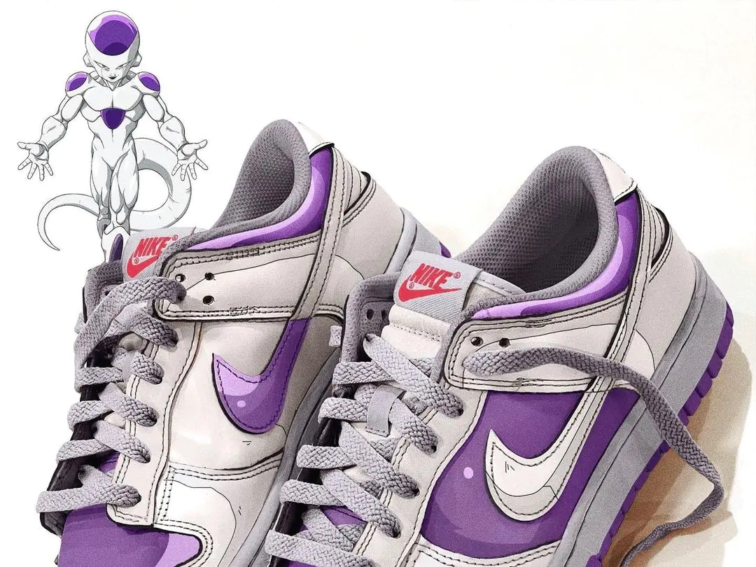 《七龍珠》弗利沙 Nike Dunk Low 客製鞋曝光，顏值戰鬥力直接衝破百萬！