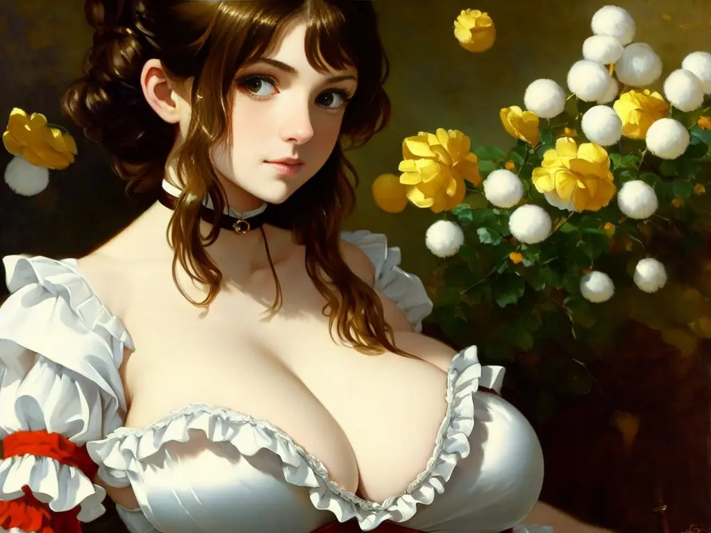 國外繪師透過 AI 繪圖創作「古典油畫風爆乳美女圖」，根本是色圖界的文藝復興！