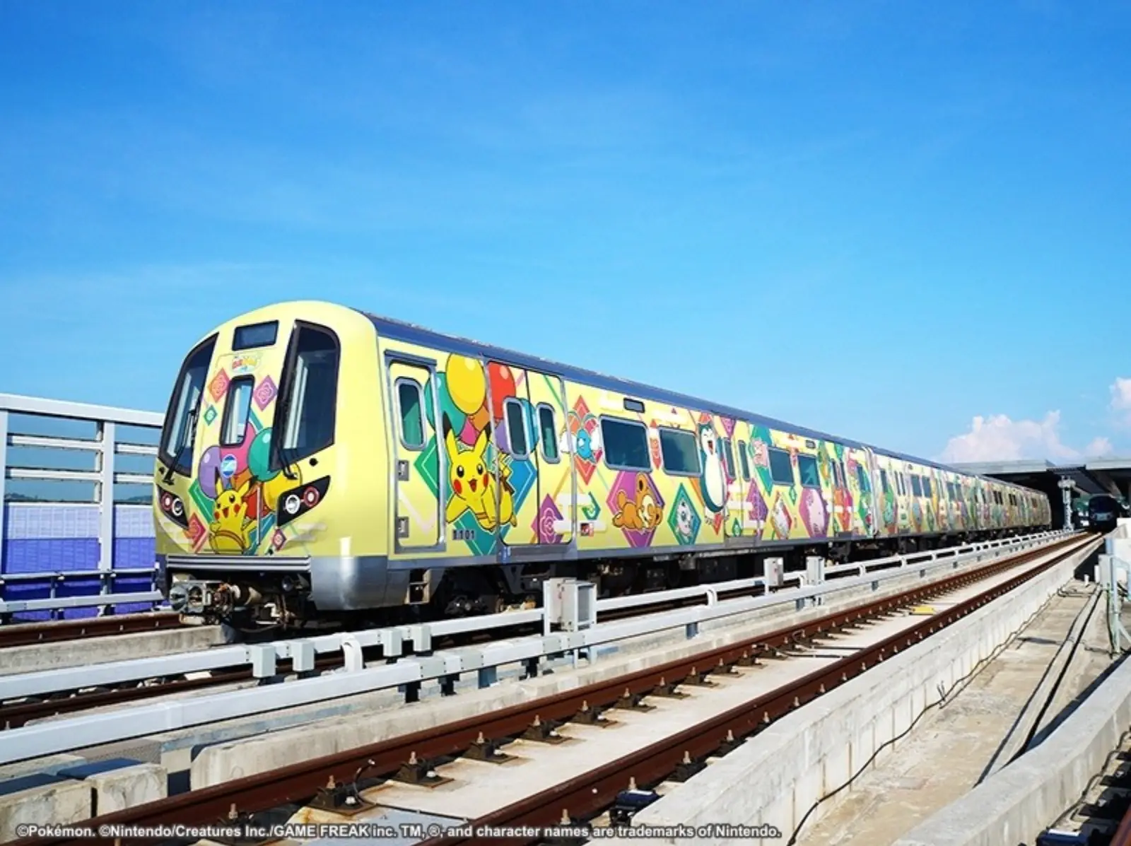 桃園捷運推出「飛翔皮卡丘彩繪列車」、「寶可夢一日票」，時刻表＆票券販售地點一次看！
