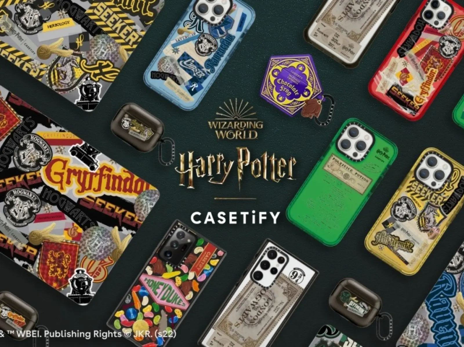 CASETiFY 再度攜手《哈利波特》推出全新聯名系列，跩哥馬份Tom Felton 也親自演繹！
