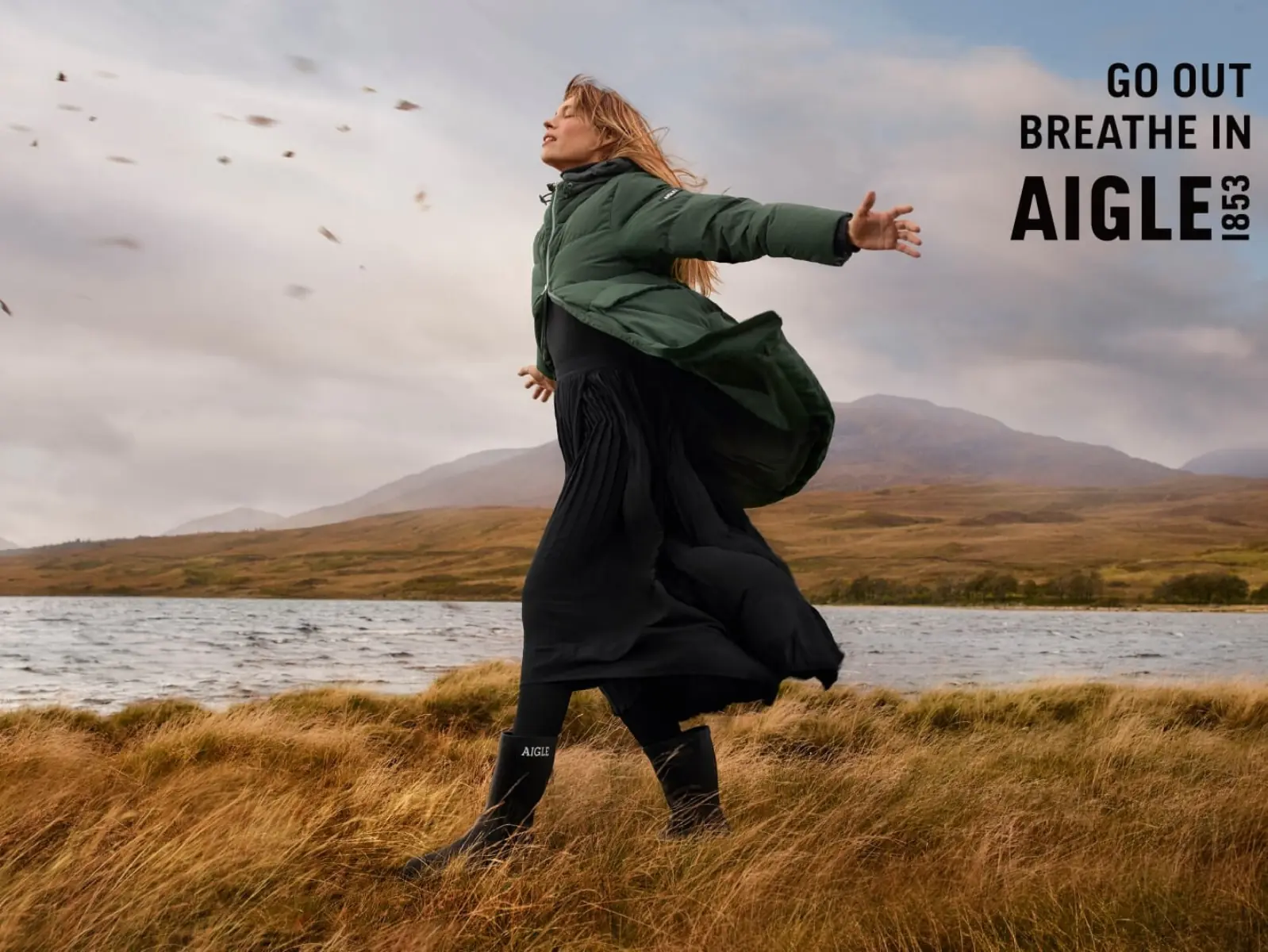 AIGLE 全球最新形象企劃，帶領人們重返大自然，一起出發，自由森呼吸！