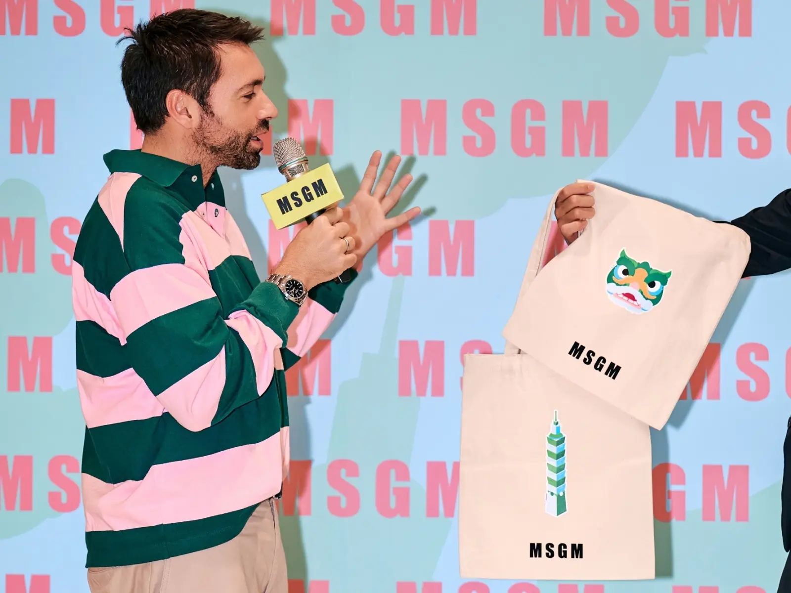 MSGM品牌創辦人暨創意總監Massimo Giorgetti 首次訪台