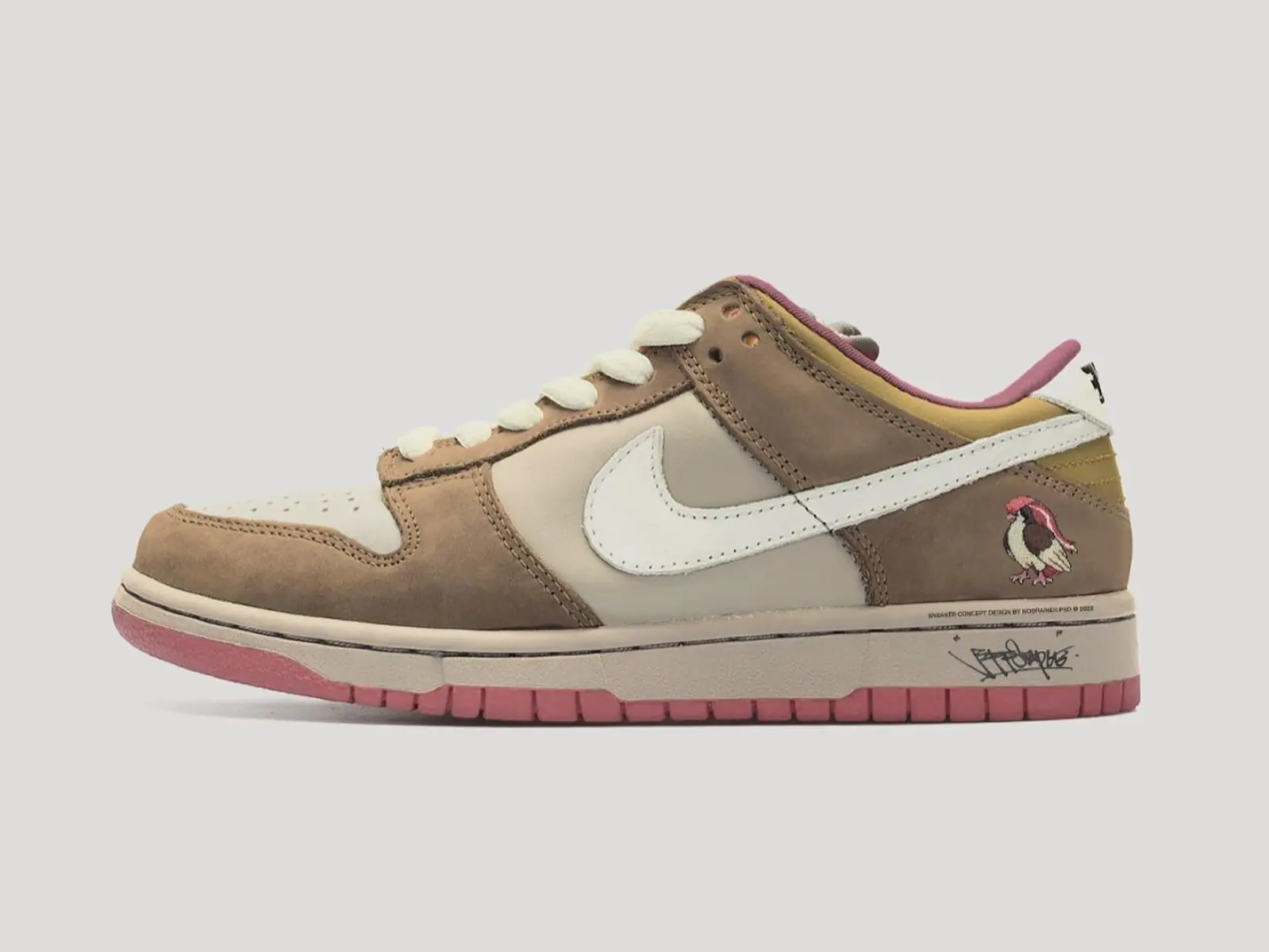 Nike Dunk Low「大比鳥」配色客製鞋款曝光，細節忠實還原到不可能把它遺忘！