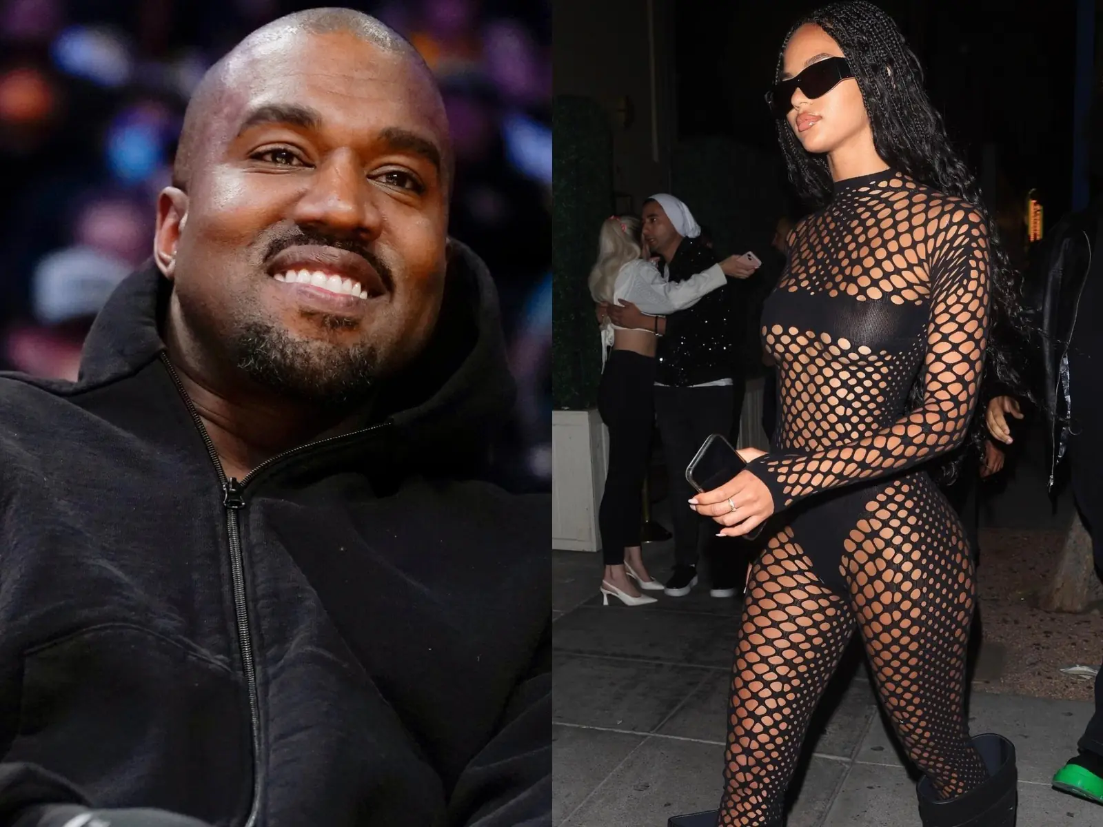 肯爺 Kayne West 又找金卡戴珊 Kim Kardashian 複製人？新歡 Juliana Nalu 鏤空裝跟前女友們拚了！