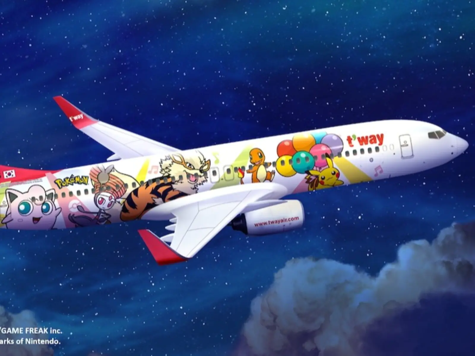 寶可夢 Pokémon 攜手韓國德威航空推出「皮卡丘彩繪機 TW」，還有超萌周邊商品、專屬登機音樂！