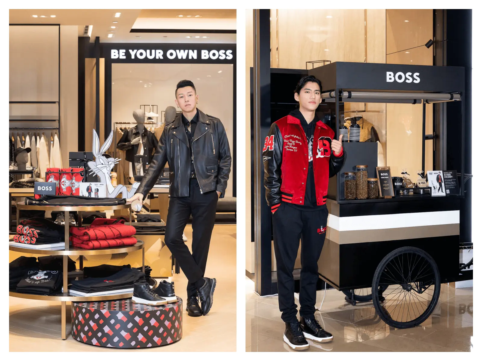 BOSS台北101全新概念專門店盛大開幕！瘦子E.SO、朱軒洋、林奕嵐率性演繹LOONEY TUNES X BOSS 農曆新年聯名系列