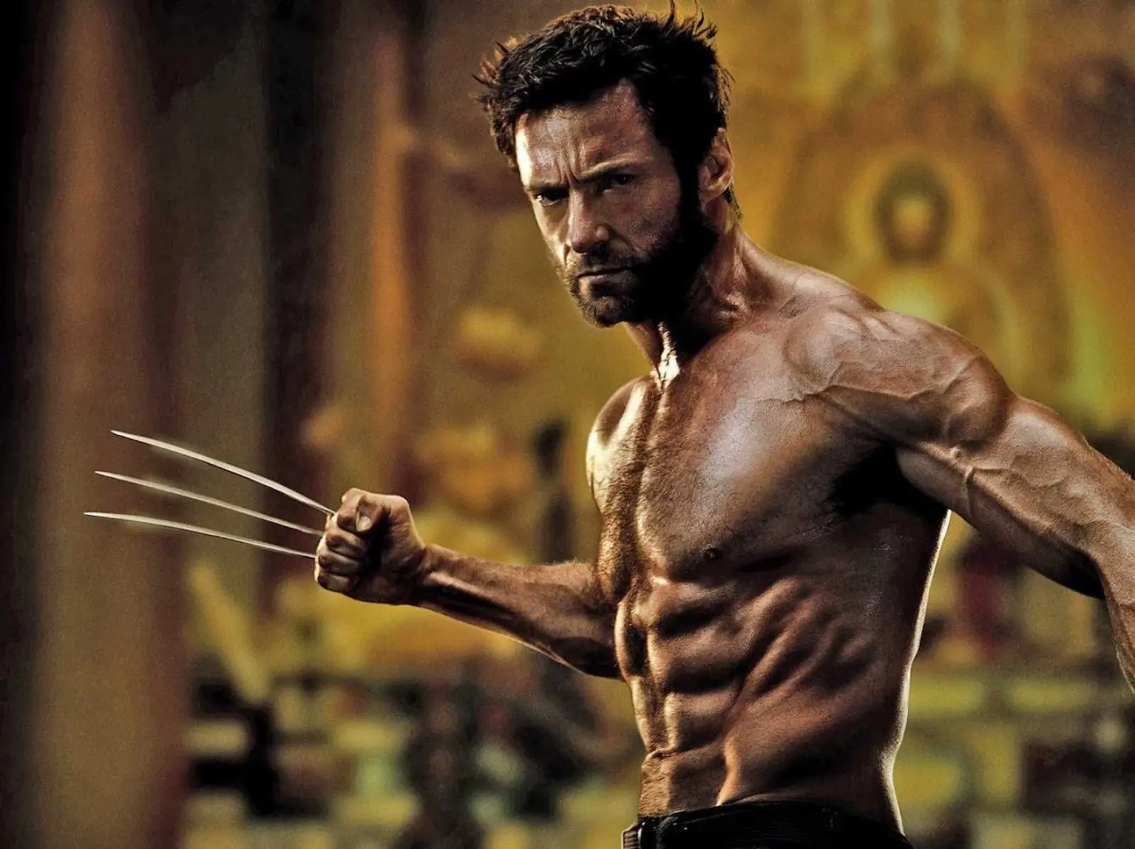 《金鋼狼》休傑克曼 Hugh Jackman 飽受身材爭議，爆出壯碩肌肉是打來的！
