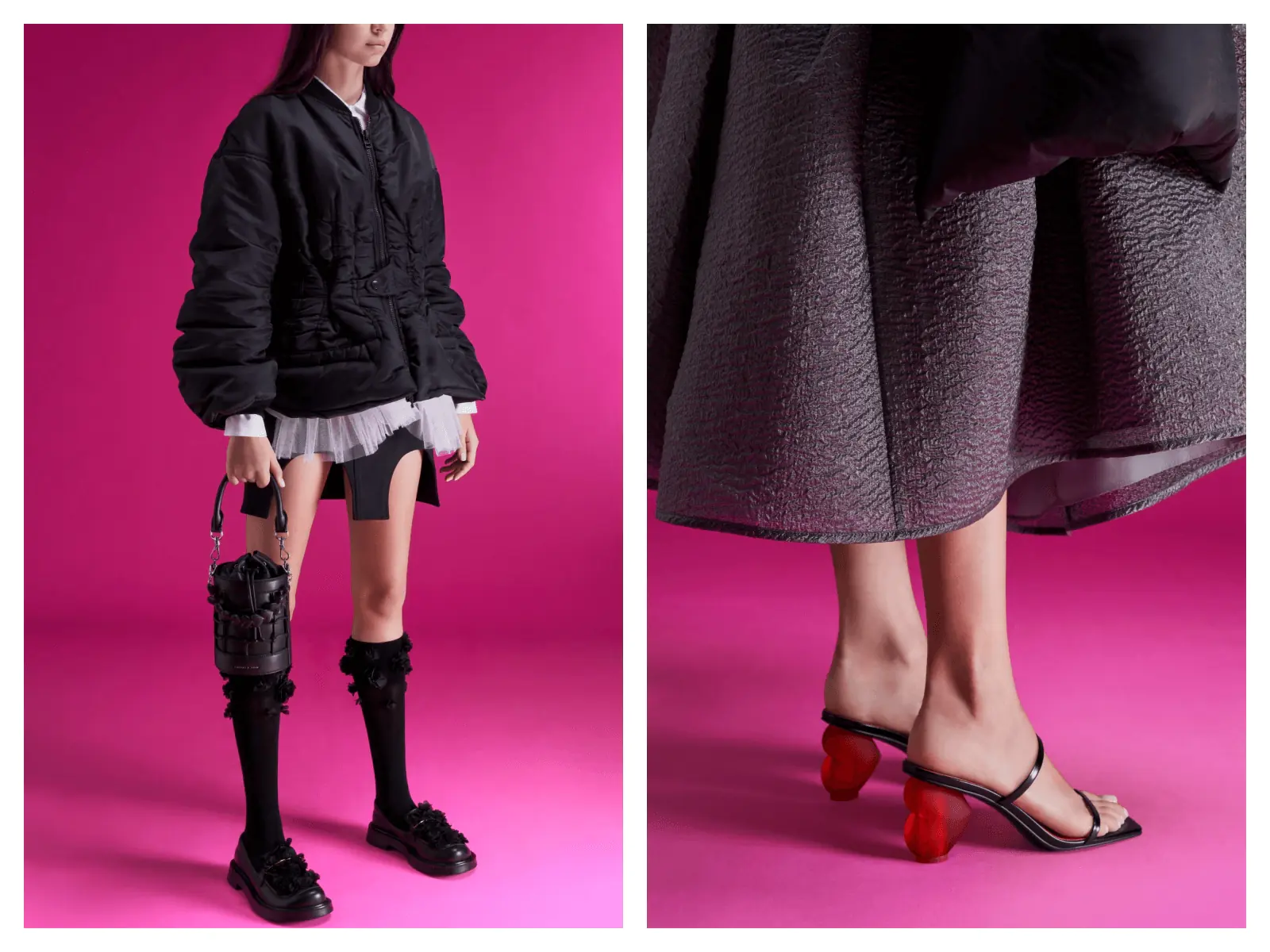 情人節限定！CHARLES & KEITH 透視愛心、浪漫花海系列，為春季捎來甜蜜愛戀氣息
