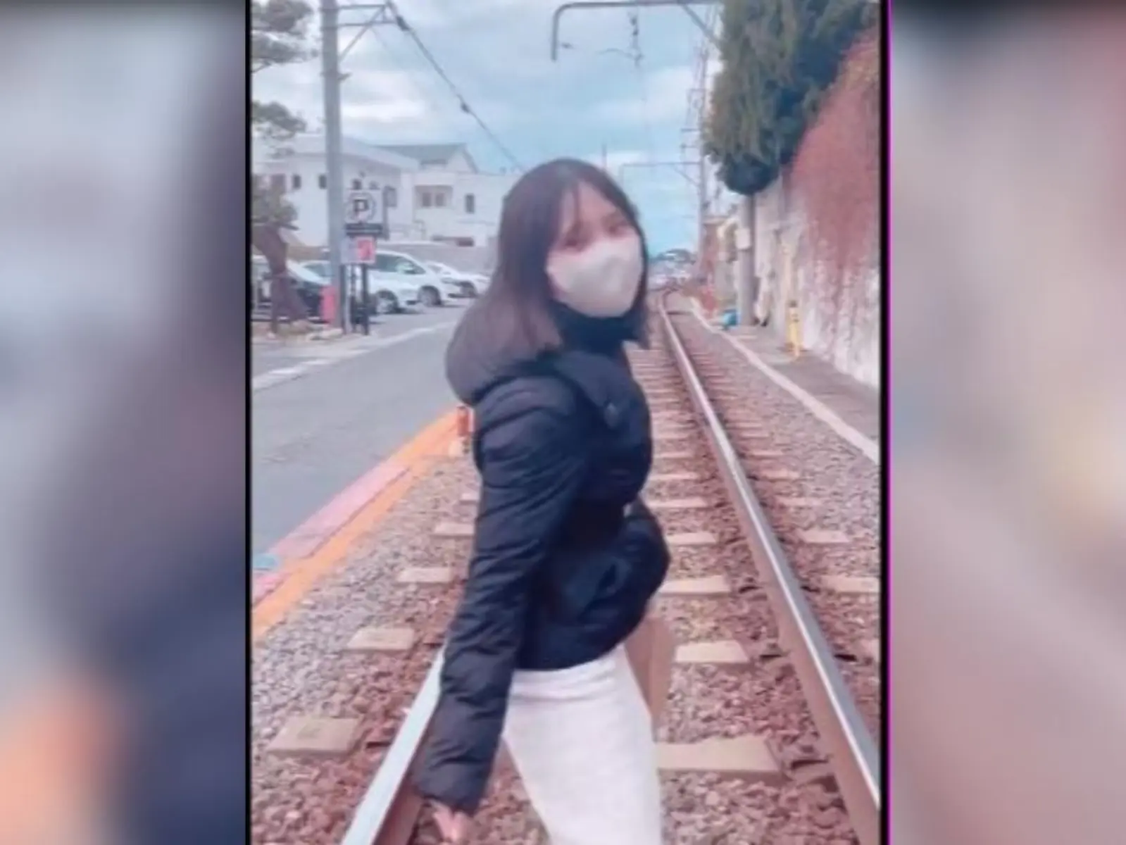 日本女網紅擅闖《灌籃高手》熱門打卡點平交道拍片，引起全網炮轟怒罵！