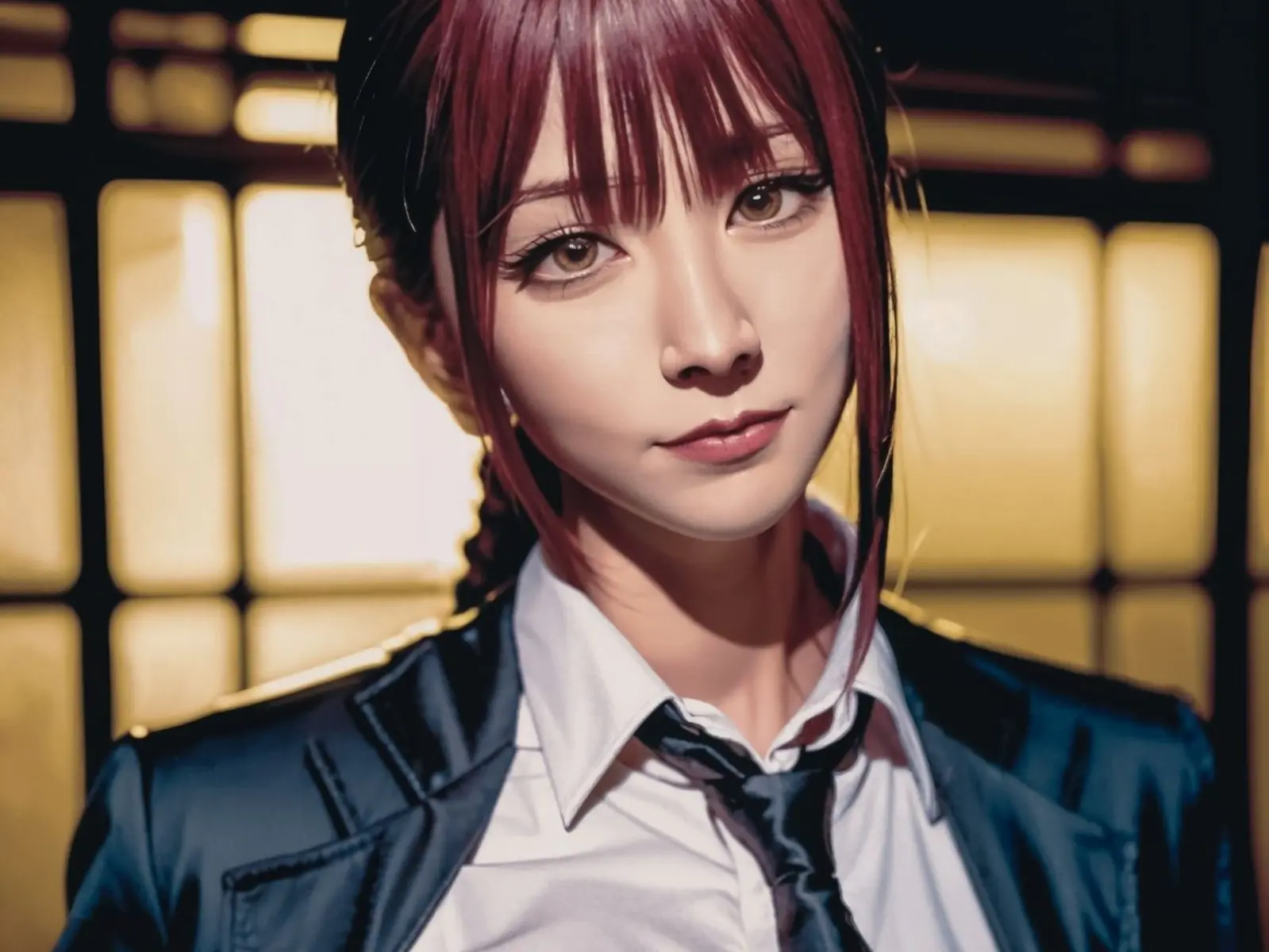 AI 繪圖神還原《鏈鋸人》真紀真，真人形像讓人秒戀愛！