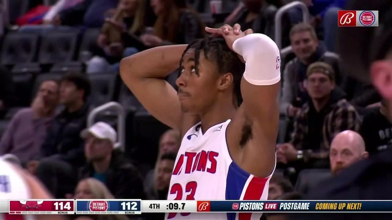 NBA／活塞新秀 Jaden Ivey 喊暫停但忘記球隊沒暫停搞烏龍，被吹技術犯規 2 分差輸給公牛！