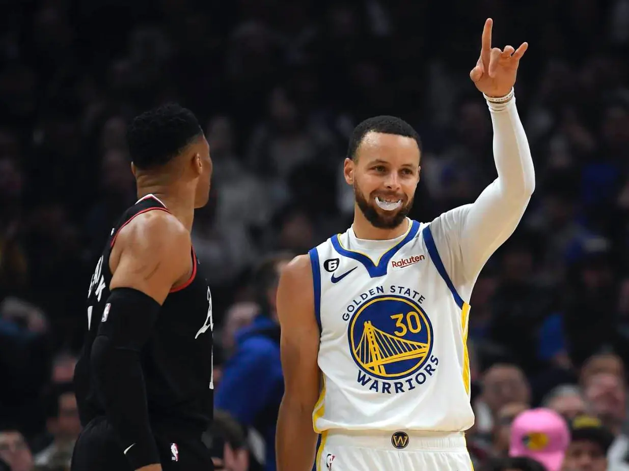 NBA／Stephen Curry 賽後受訪大力稱讚 Russell Westbrook：「他的拼勁是門失傳的藝術。」