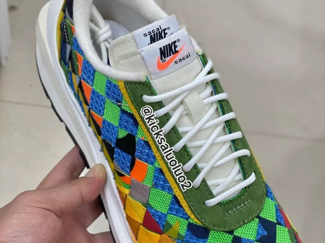 Sacai x Nike Waffle Woven 最新兩色聯名球鞋揭曉，加入經典「編織鞋」設計！