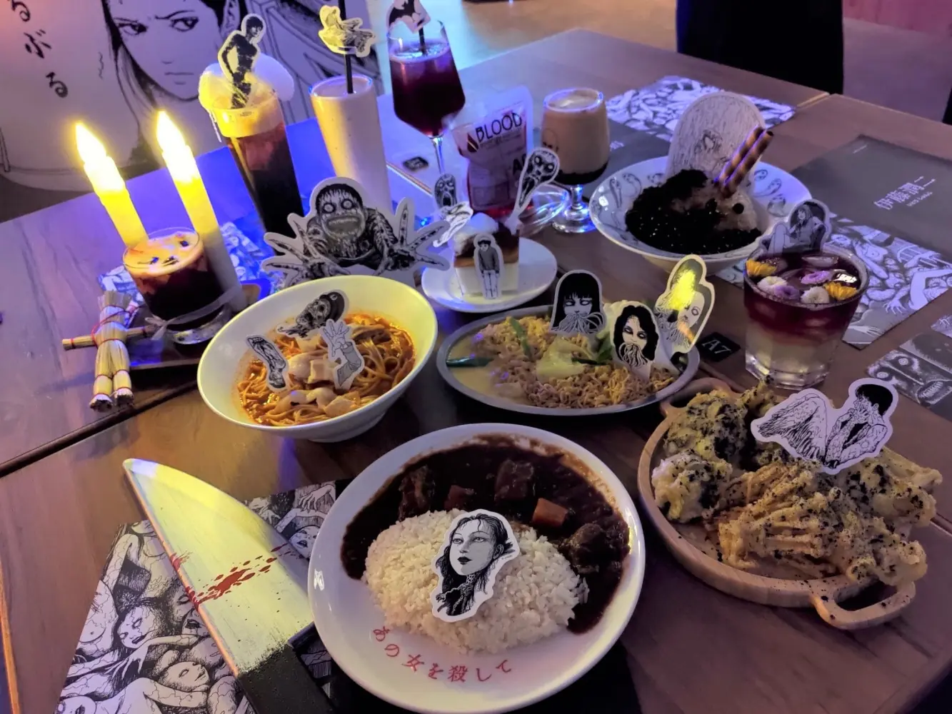 伊藤潤二 x 歐拉歐拉主題限定餐酒館恐怖聯名資訊完整公開，你敢來試膽量嗎？