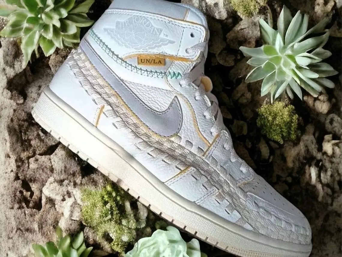 UNION LA x Air Jordan 1 High 2023 年聯名鞋曝光，寫入「編織鞋」元素亮點！