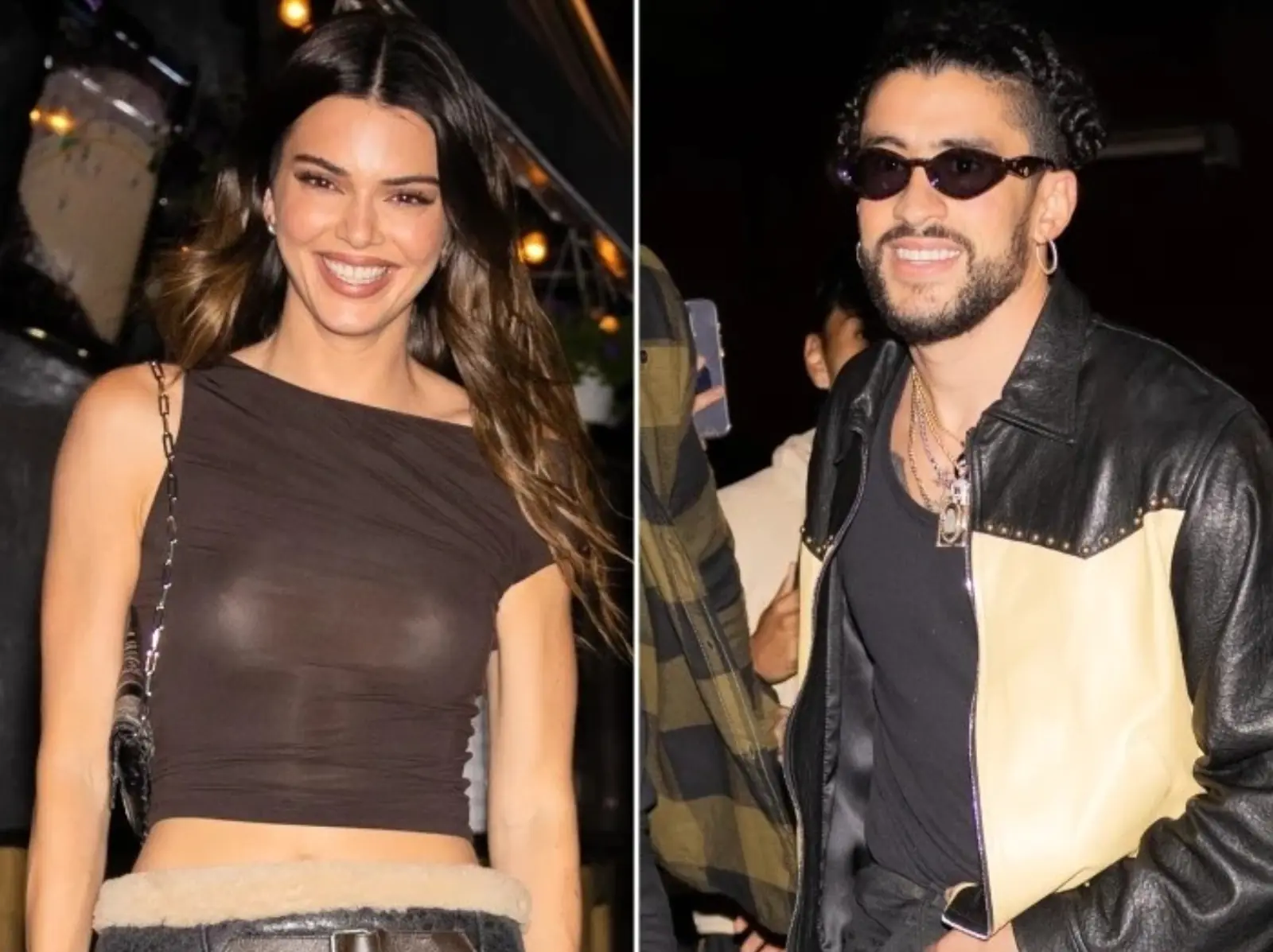 坎達兒珍娜 Kendall Jenner 與壞痞兔 Bad Bunny 水煙館約會，皮革情侶裝時髦度滿分！