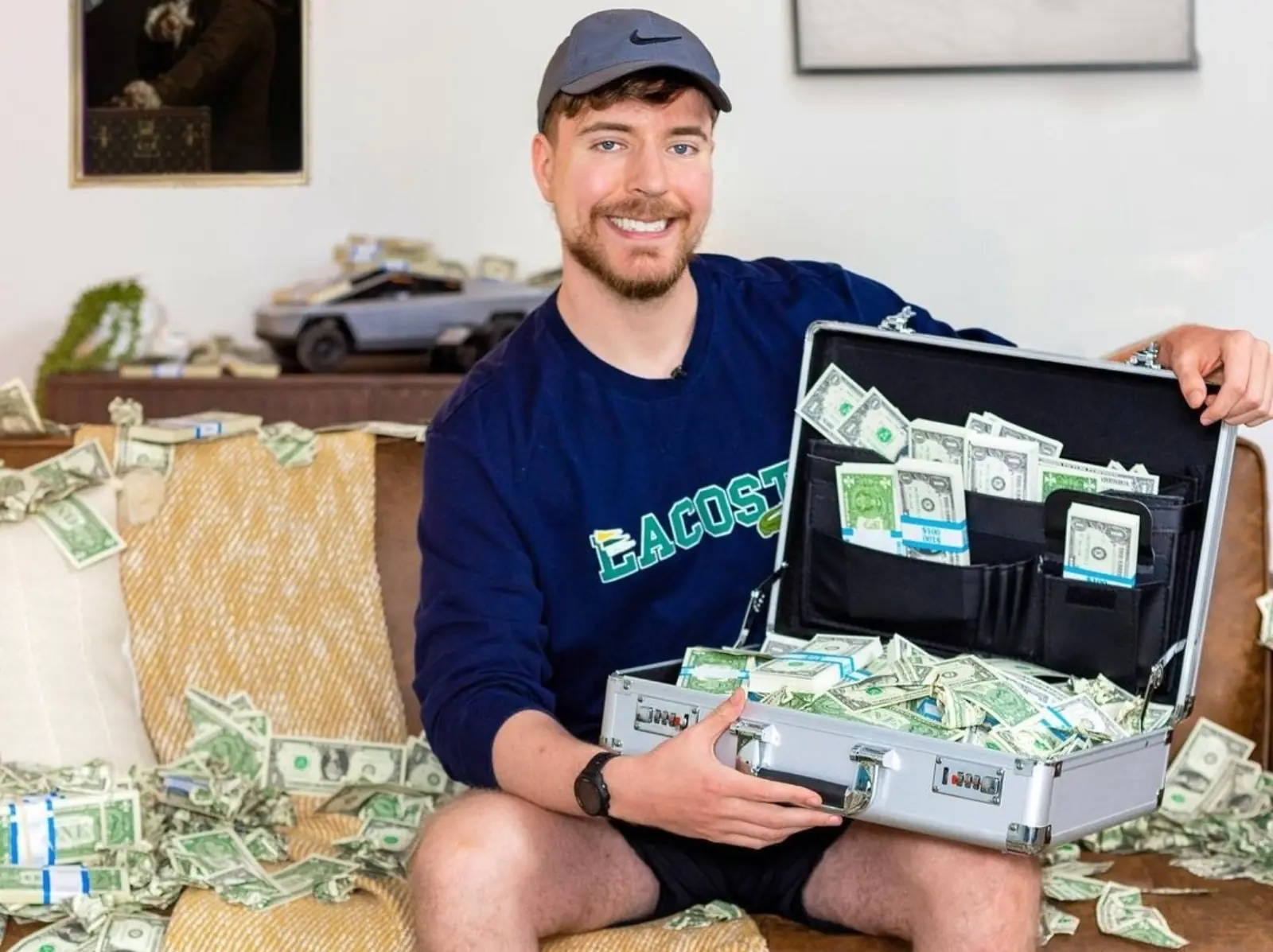 美國破億 Youtuber MrBeast 怒砸 150 萬要免費送大家，短短一天湧入千萬粉絲搶紅包！