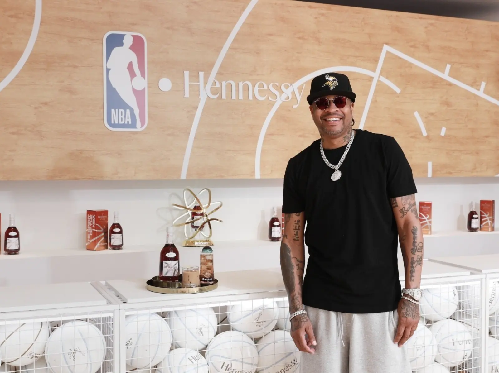 Allen Iverson 心中「垃圾話高手」是他？戰神現身軒尼詩 x NBA「GAME NEVER STOPS」開幕派對！