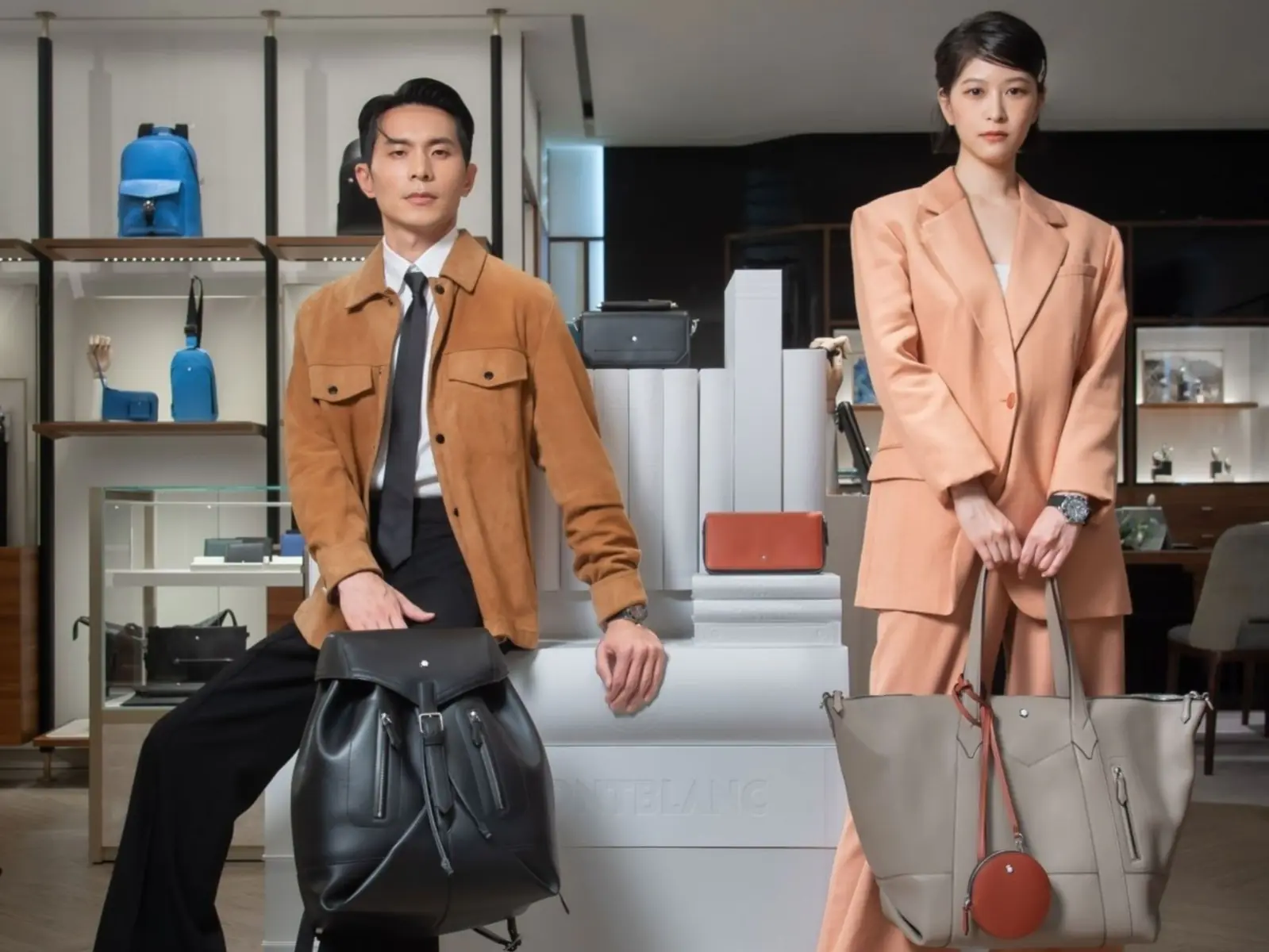 MONTBLANC 全新 Soft 系列皮件正式上架，《模仿犯》姚淳耀、江宜蓉親自演繹！