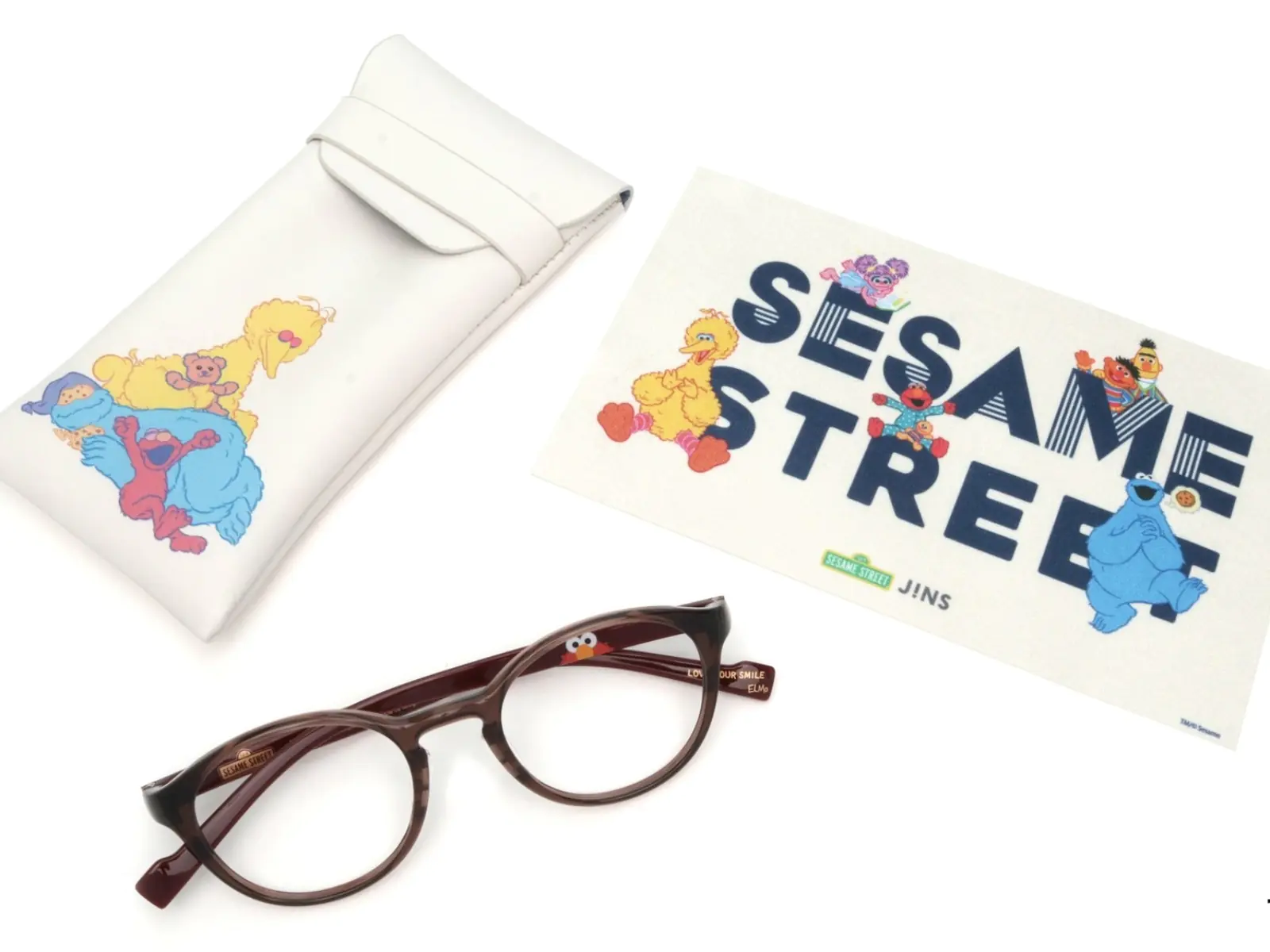 「JINS×SESAME STREET」不論居家或外出，都有艾摩與甜餅怪陪著你！