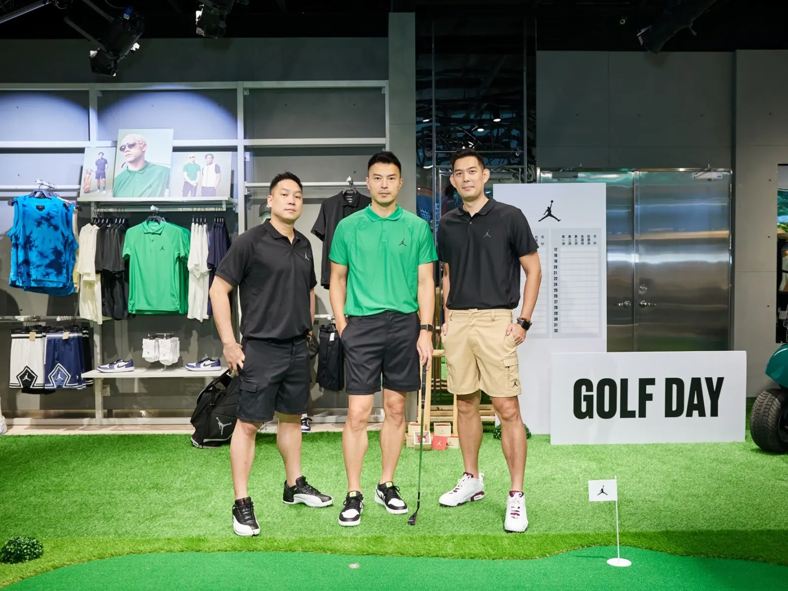 Jordan 16 Songgao舉辦一日「GOLF DAY」活動，隆重邀請到台灣飛人陳信安為開球嘉賓