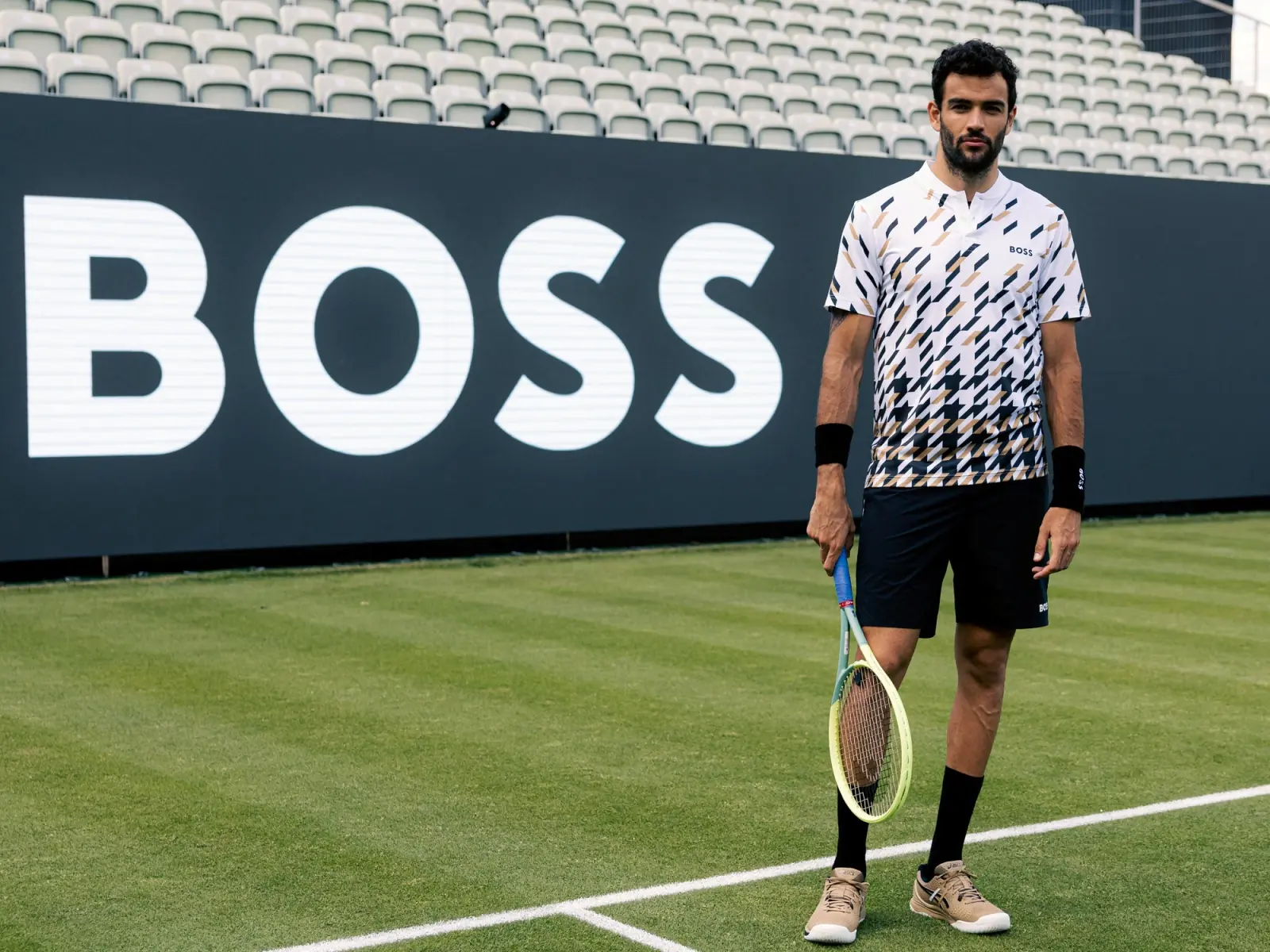 以BOSS之姿駕馭賽場！MATTEO BERRETTINI回歸2023年斯圖加特BOSS網球公開賽